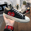 Spring new pattern Big eyes Gaobang Jointly 1970s canvas shoe play lovers leisure time skate shoes Manufactor Direct selling