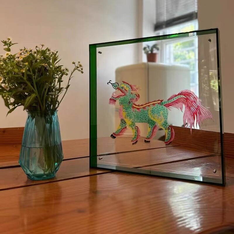 Source Manufacturer Showcases Sample Cases of Popular Shadow Puppets on Xiaohongshu, Including Unicorn, Lion, Dragon, Horse, Crane, Etc., in Chinese-Style Home Decor