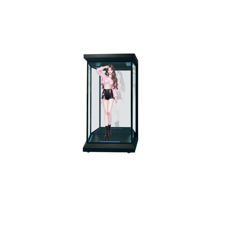 ai数字人智能交互一体机3d全息投影展示柜全息舱透明屏触摸互动屏|undefined
