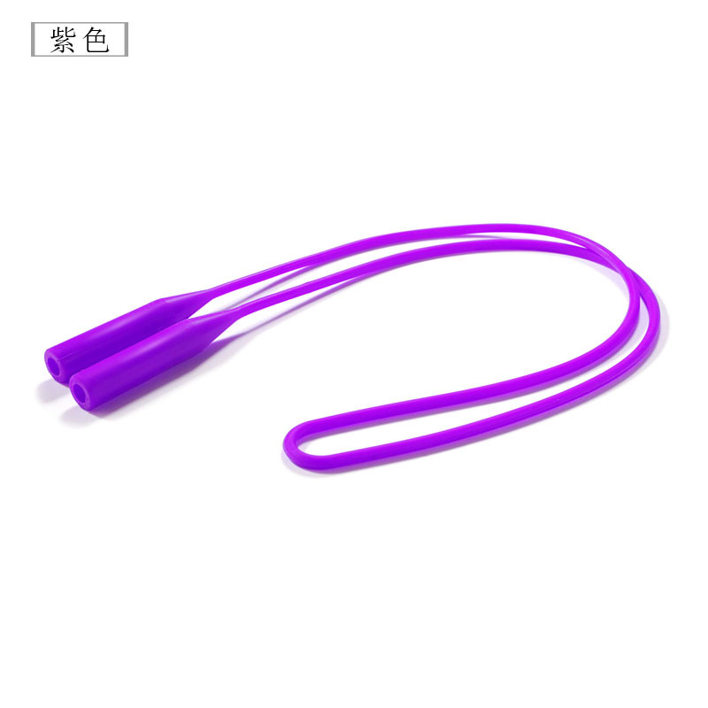 Cuerda elástica de silicona para gafas, antideslizante, anti-caída, correa deportiva ajustable