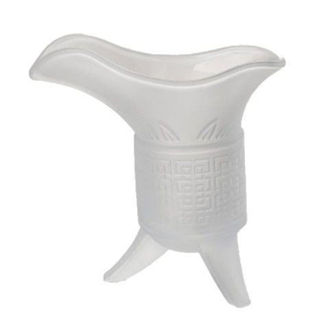 Gradiente esmerilado taza del emperador negro creativo taza antiguo casero retro taza de té de leche imperial Qin Shi taza antigua de tres patas