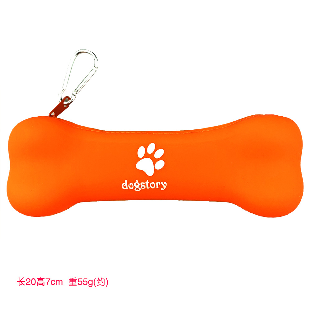 Bolsa de merienda de silicona al aire libre bolsa de entrenamiento para mascotas perro bolsa de entrenamiento al aire libre bolsa de cintura portátil con hebilla colgante Nuevo
