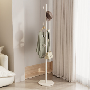 Cream Style Explosive Rock Plate Coat Rack Hanger Floor-Standing Simple Coat Rack for Doorway Household