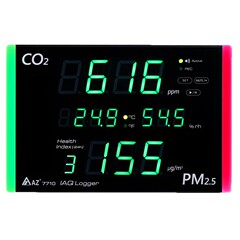 台湾衡欣 AZ7710壁挂式CO2检测仪报警器 AZ-7710二氧化碳测试仪