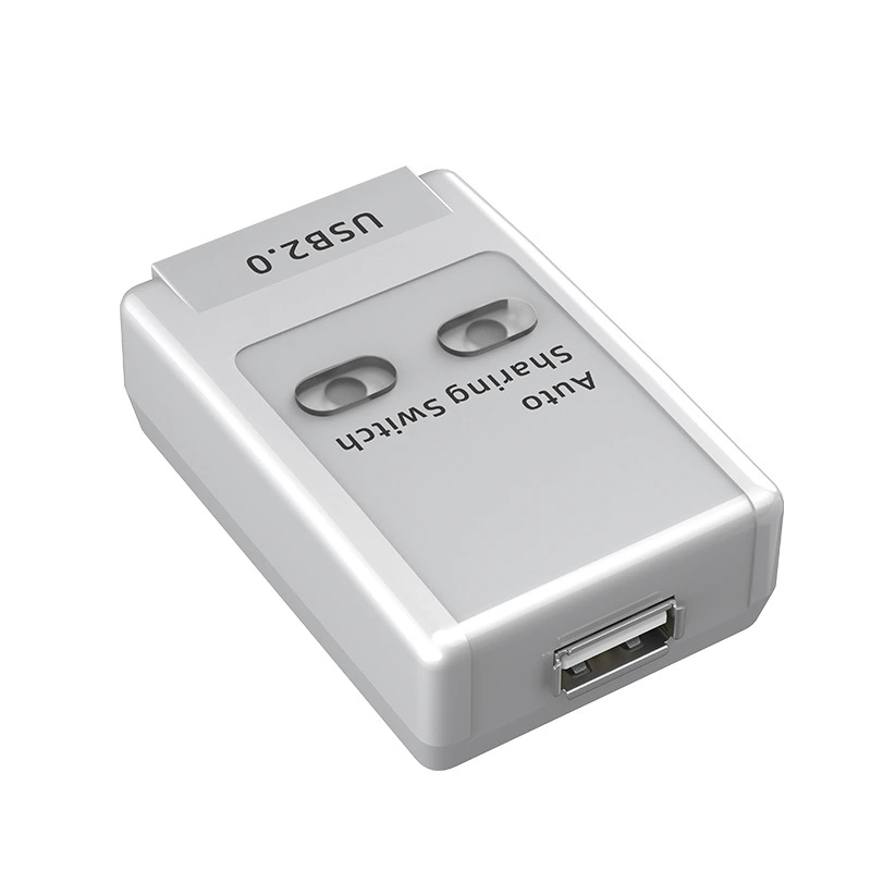 FJGEAR USB automatic print sharer Two computers share one printer key and mouse switch