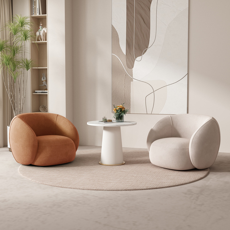 Salón de belleza sala de descanso departamento de ventas negociación sofá individual mesa redonda combinación de balcón sofá silla sala de estar
