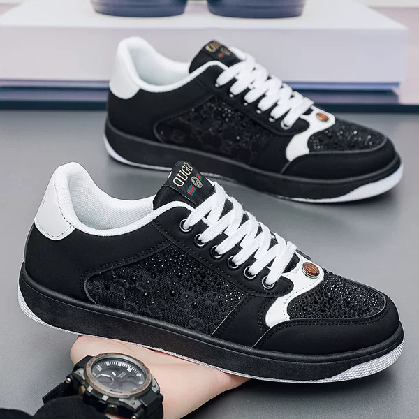 Couple Women's Shoes Hot Drilling Casual Shoes Spiritual Boys Board Shoes Fashion Trend Nightclub Online Celebrous Shoes Explosions Student Men