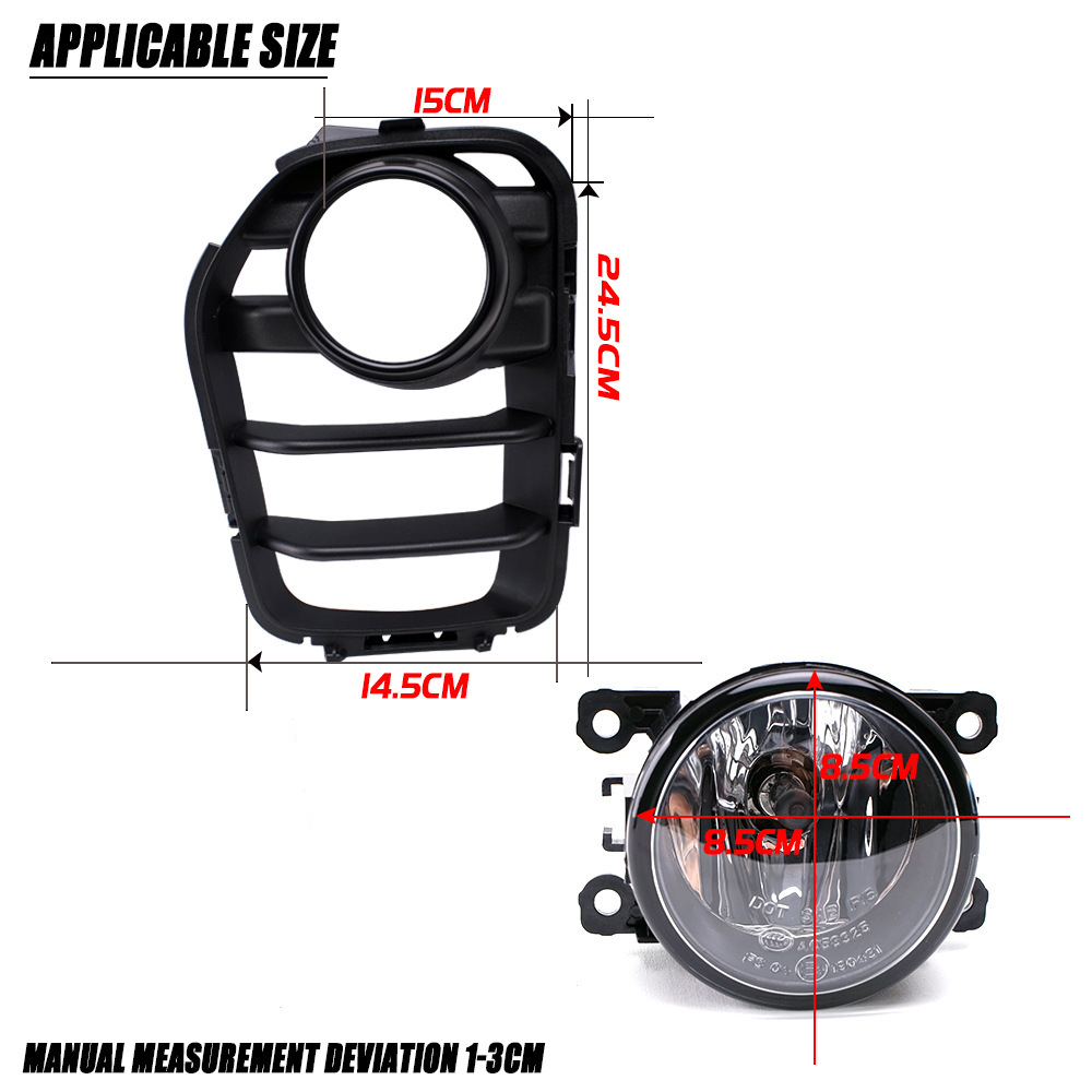 Aplicable a Nissan 18 / 19 / 20 modelo NV350 conjunto de lámpara de niebla delantera lámpara de niebla diurna lámpara de barra delantera image 3