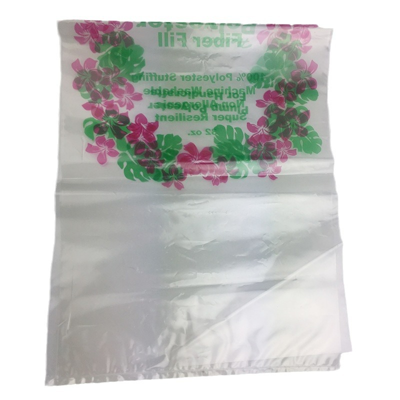 Fuente de la fábrica PE bolsillo plano transparente bolsa de embalaje de plástico engrosada membrana interna a prueba de polvo bolsa de plástico respetuoso del medio ambiente PE bolsa