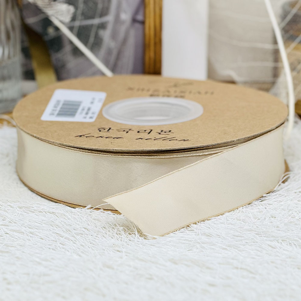 Cinta de satén brillante de color sólido 5cm cinta de regalo de la mano accesorios para el cabello ramo paquete de material DIY arco productos semiacabados