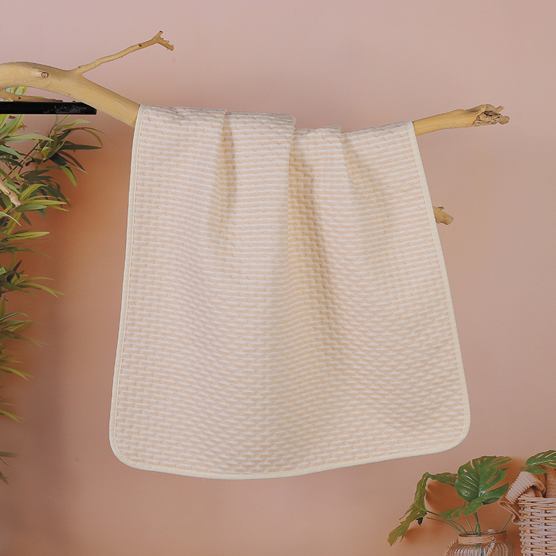 Classic brown and white stripes