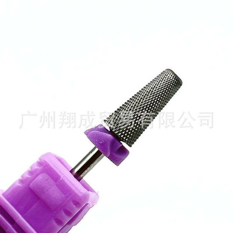 Nail art de gama alta frontal cabeza de molienda + eliminación de uñas de aleación de acero de tungsteno taladro de eliminación de uñas taladro tallado cabeza de molienda