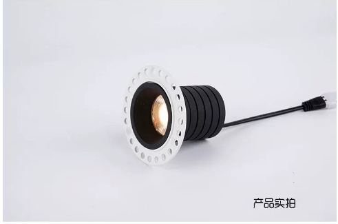 Mini incrustado pequeño foco incrustado led luz de techo de espectro completo anti-deslumbramiento sin marco downlight sala de estar sin luz principal image 10