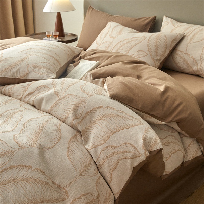 Qiusi-milk tea coffee [100% cotton fabric, soft and skin-friendly]