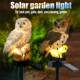 Amazon Solar Resin Owl LED Light Outdoor Waterproof Floor Light Garden Decorative Lawn Landscape Light