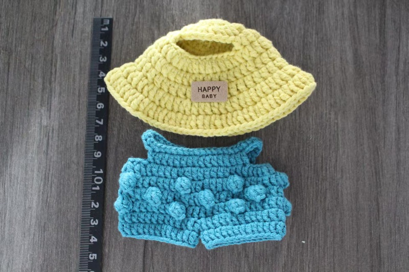 既製ベビー服ラブブベビー服 15-17cm 手作りかぎ針編み服ラブブベビーかわいい装飾アクセサリー|undefined