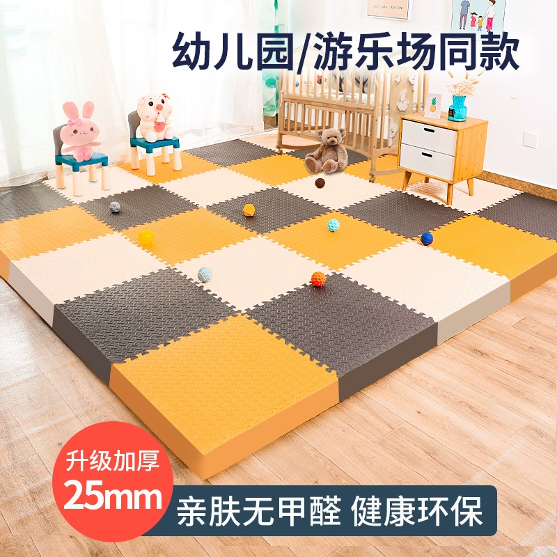 Новый стиль пенный коврик большой сшитый коврик анти-падение гостиная детское ползание коврик для спальни детей ползание коврик оптом