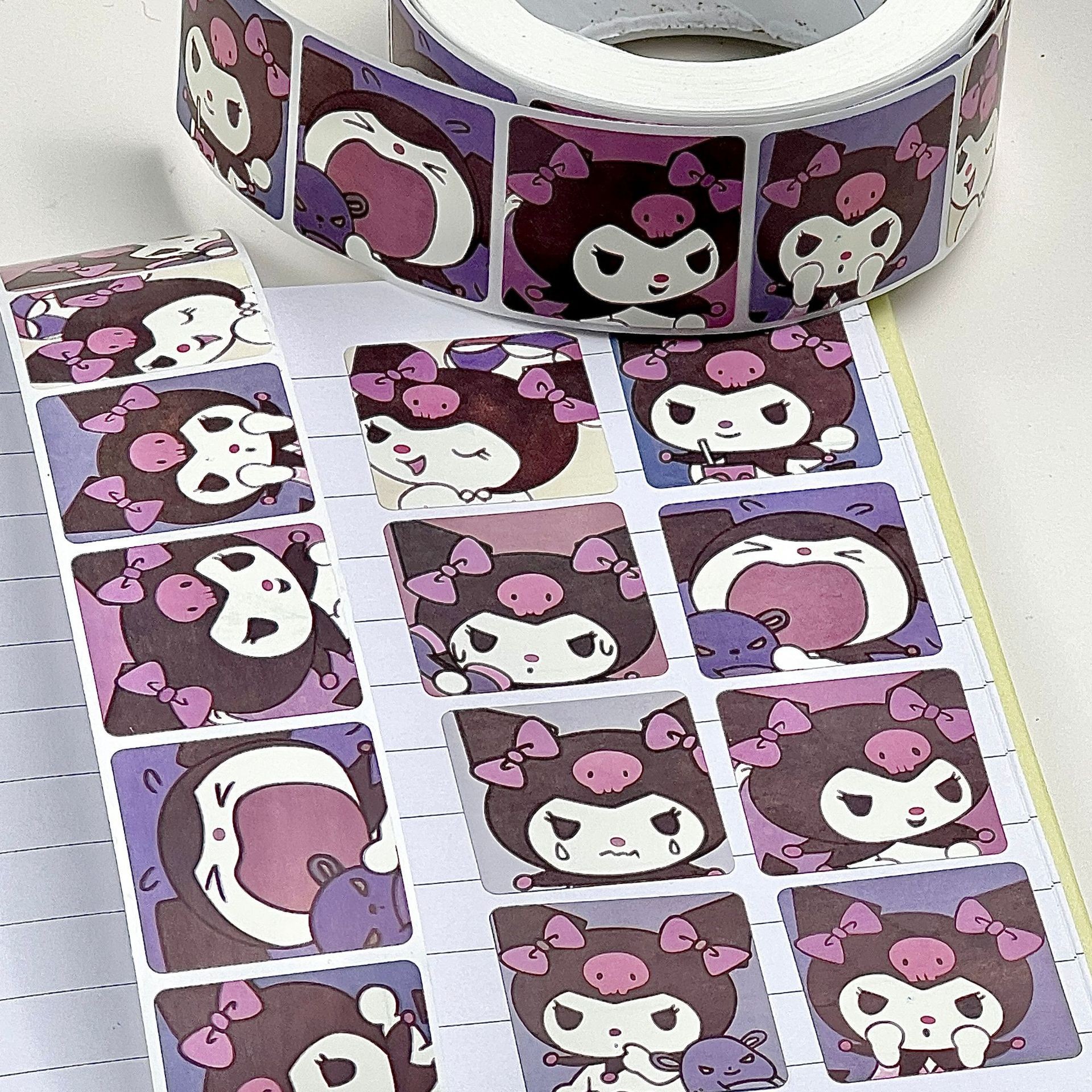 A- Square Kulomi 롤 스티커