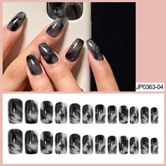 Stained cool dark style nail art wearing nail polish finished artificial nails nail stickers nail stickers detachable nail tips