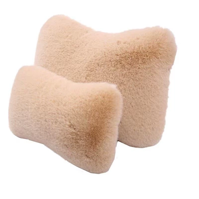 Waist support – Imitation Rabbit Plush Car Lumbar Support