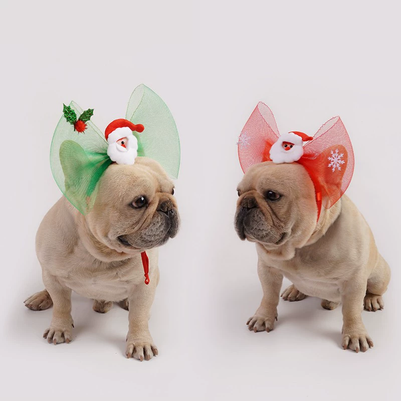 Рождественская лента колокольчик креативный обруч для волос Трансграничные шерстяные шарики декоративные головные украшения подарки рождественские повязки оптом