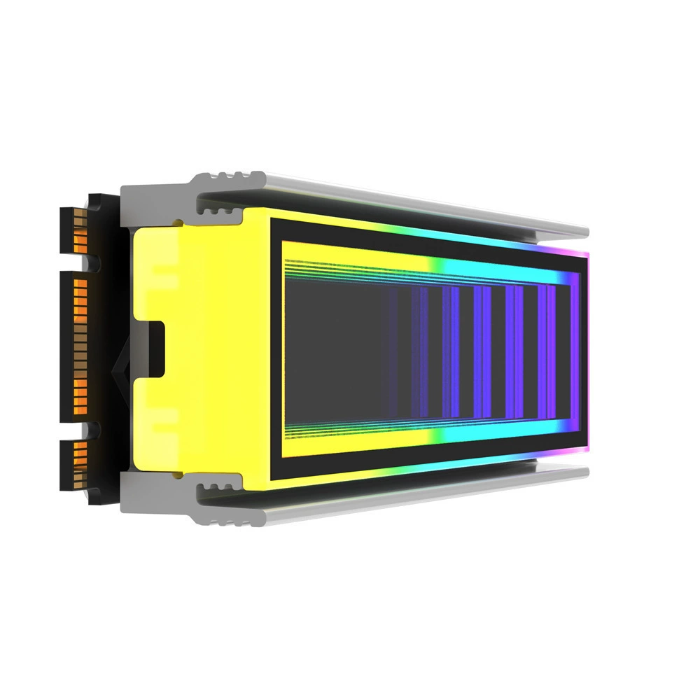 Радиатор M.2 SSD2280 Snow Mirror ARGB Phantom M2, полностью алюминиевый радиатор NVMe