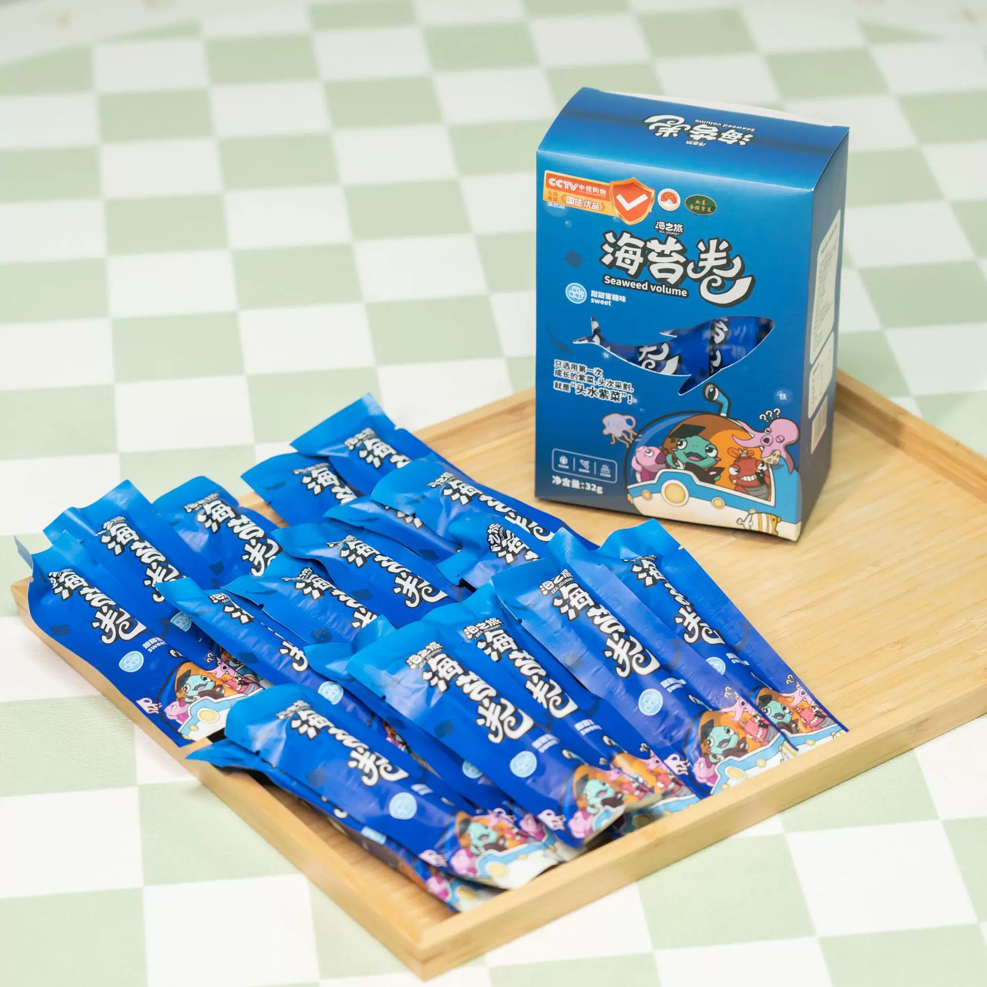 工厂定制海之旅夹心海苔拌饭海苔碎儿童食品小吃海苔零食大礼包