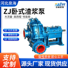 定制ZJ卧式渣浆泵大型高铬合金沙泵用于矿山排污水泥浆泵增压泵