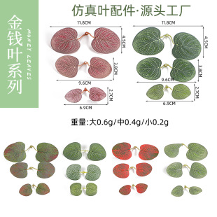Cross-border simulation eucalyptus green plant flower arrangement with wedding decoration money leaf simulation artificial illustration decorative plants