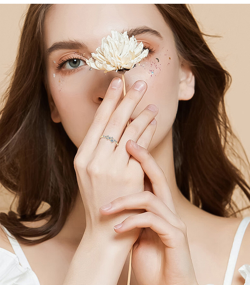 满天星莫桑钻石戒指女