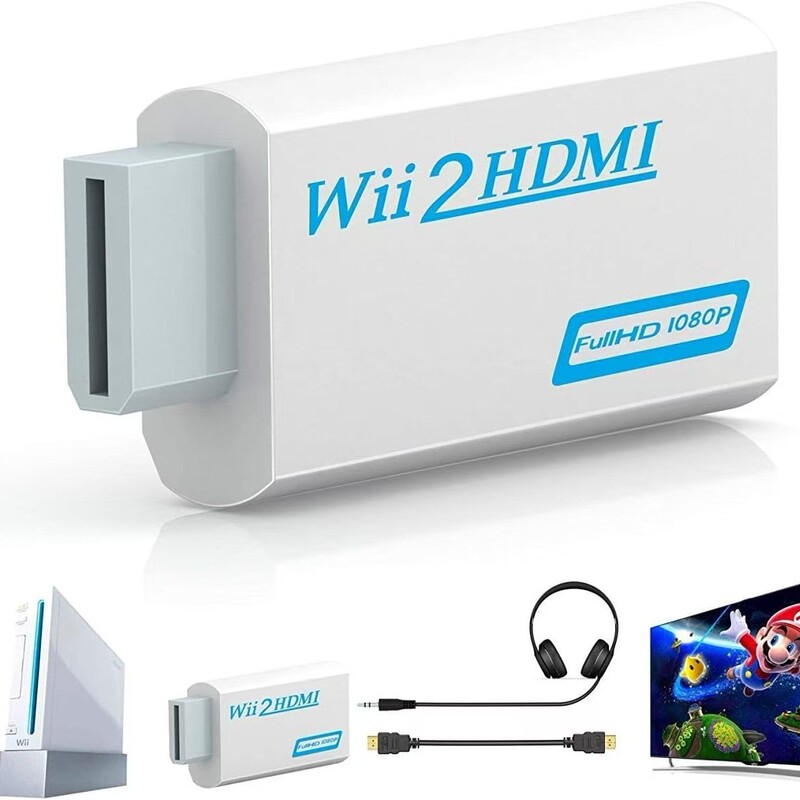 Wii to HDMI Converter Wii to HDMI Game Machine Wii2 to HDMI HD wii2hdmi Wii to HDMI Converter Wii to HDMI Game Machine Wii2 to HDMI HD wii2hdmi