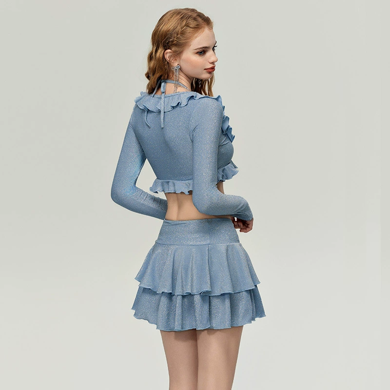 Long-sleeve, swimwear, set, 4 piece set