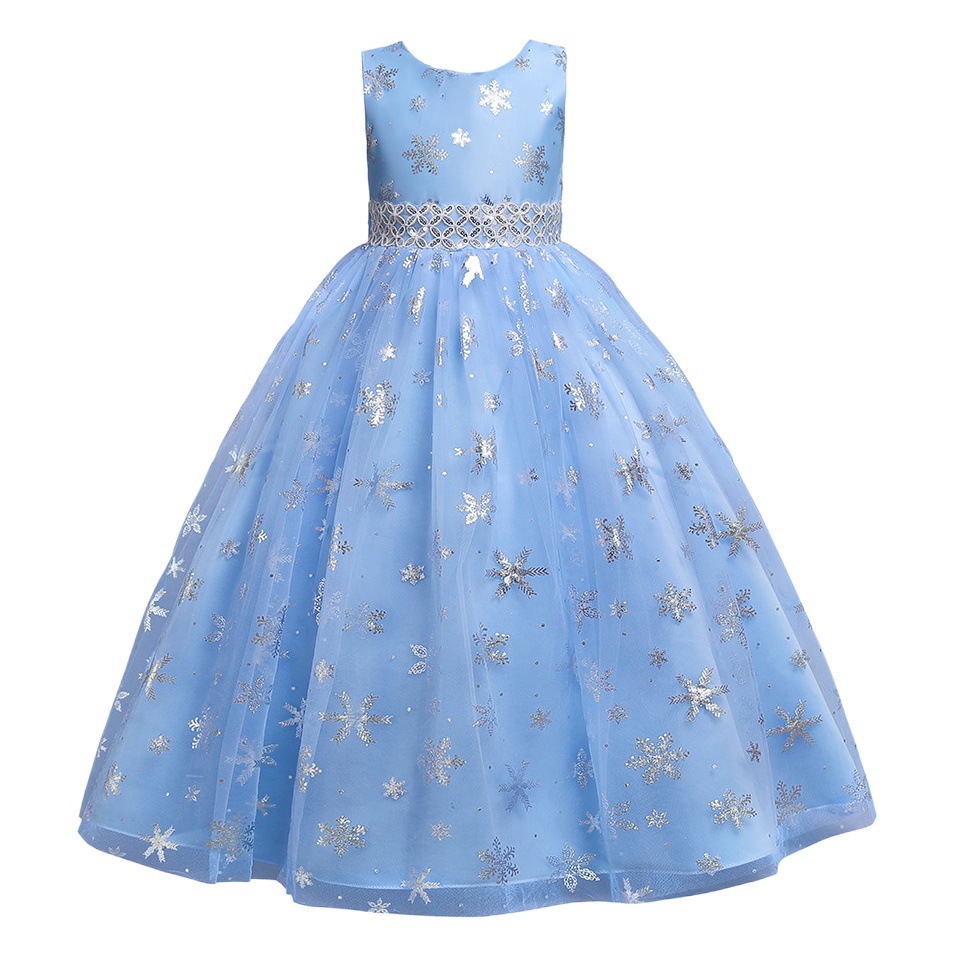 AliExpress vestido de Navidad para niños vestido de princesa vestido largo desfile traje medio y grande vestido de novia para niños en stock suministro