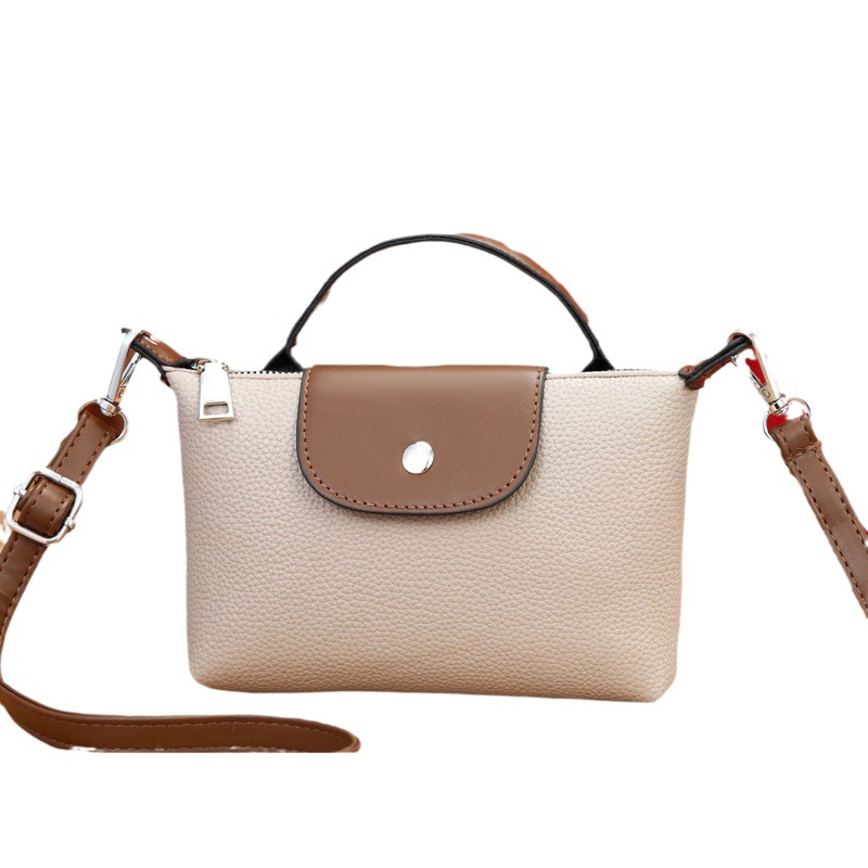 Bolso bandolera minibag transfronterizo 2024 nuevo bolso de mano de color de contraste de pu ladiesbags