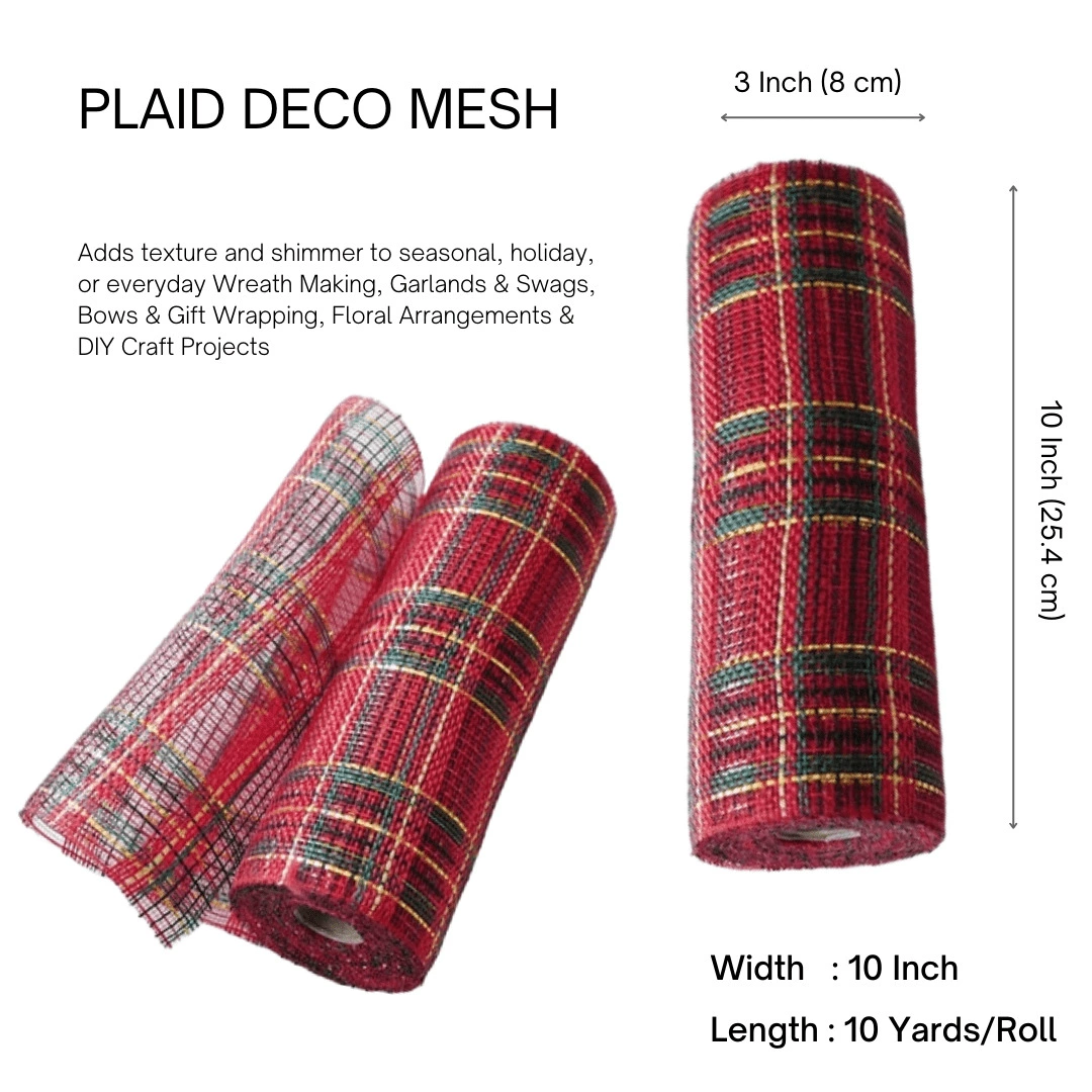 Новая декоративная сетка из полиэстера размером 10inch x 10 ярдов (30 футов) для поделок своими руками.
