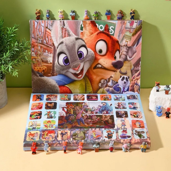Cross-Border New Zootopia 2 Hole Fun Resin Popular Blind Box Doll Toy Surprise Blind Box Poke Fun