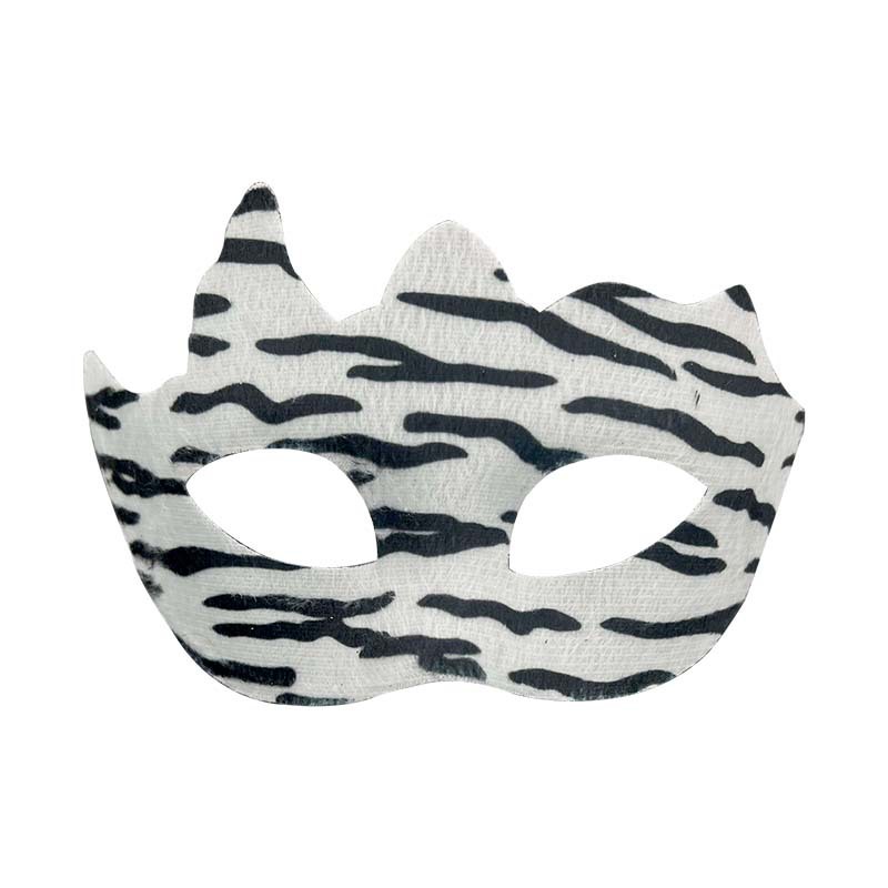 Halloween nuevo leopardo máscara de animal mitad cara baile cos luchador mano fiesta vestido mitad cara máscara props