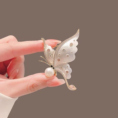 Yaxa sancaqları Butterfly Brooch Insect Corsage