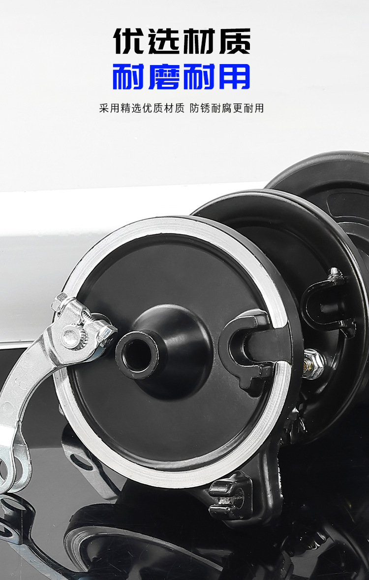 Electric Vehicle Type 80 Front Drum Brake Assembly Brake Drum Cover Electric Scooter Front Brake Drum Brake Brake Unit Front Wheel Brake