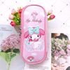 Cartoon capacious Japanese cute children's pencil case with zipper for elementary school students