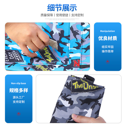 Foldable thickened fishing rod bag, umbrella bag, canvas storage bag, waterproof and wear-resistant bag, portable portable bag, fishing gear supplies