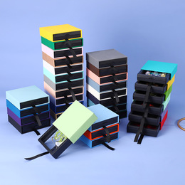 pe color jewelry box jewelry storage box pe suspension box film box anti-oxidation pe film jewelry box wholesale