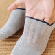 Cross-border Explosions Summer Thin Non-slip Breathable Sweat Absorbing Boat Socks Men's All-match Casual Shallow Mouth Invisible Socks