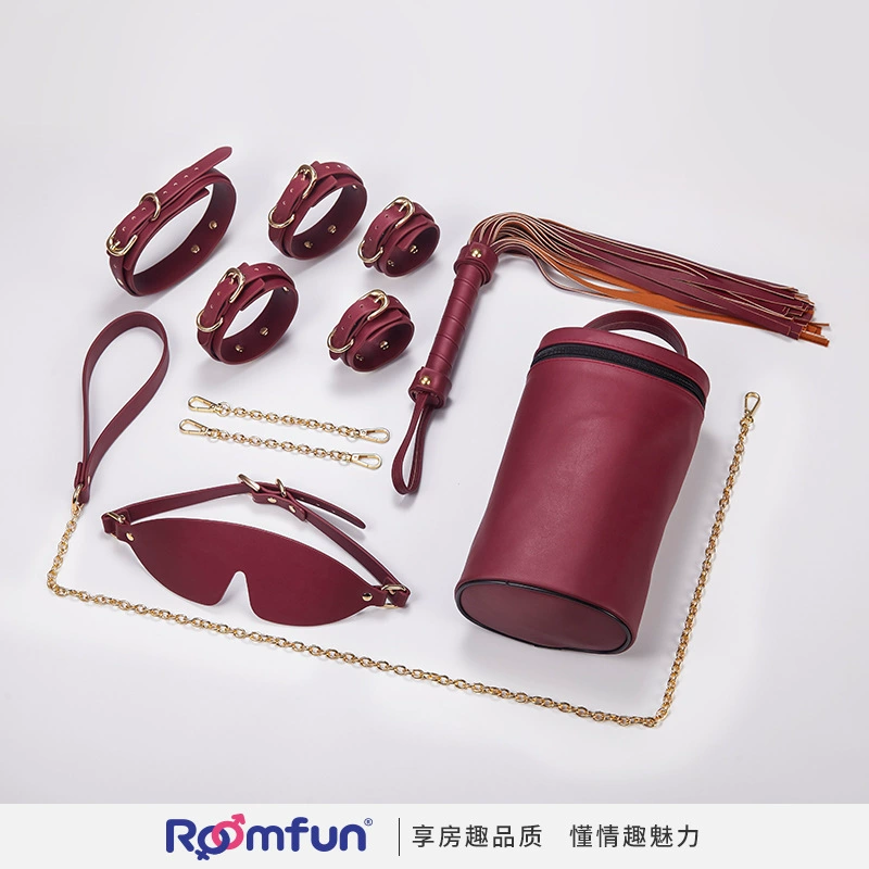 Комнатный набор сексуальных изделий Roomfun: большой, маленький кожаный ободок, поворотный набор для рук, глазная повязка, БДСМ реквизит