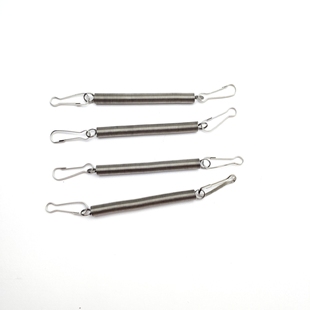 Stainless Steel Pull Spring Buckle Snap Hook Parrot Rabbit Hamster Chinchilla Hamster Water Dispenser Fixed Spring