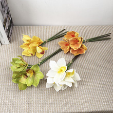 仿真3D打印惠兰蝴蝶兰现代家居装饰样板房花艺新中式仿真花假花