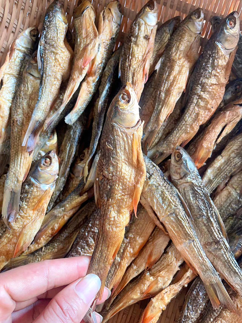 鱼干东江鱼湖南特产小鱼干农家自制火培鱼烟熏腊鱼散装淡水小鱼干