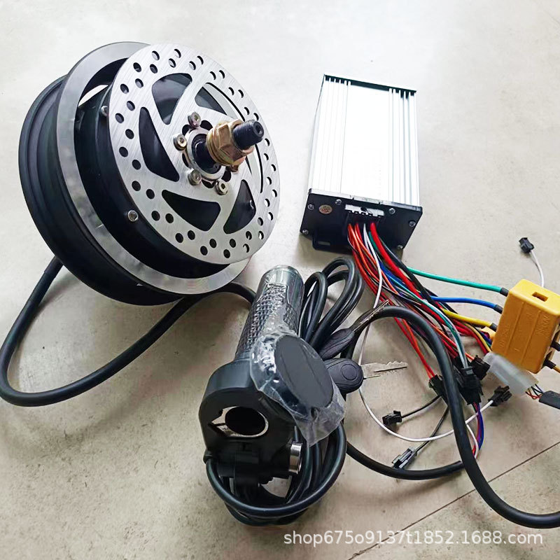 Motor de alta potencia de scooter de 10 pulgadas 48 60V1500W50H montado separado neumático para la modificación