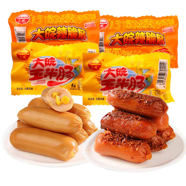 Dahui corn intestine spicy and crispy sausage 28g*60 full box sweet…