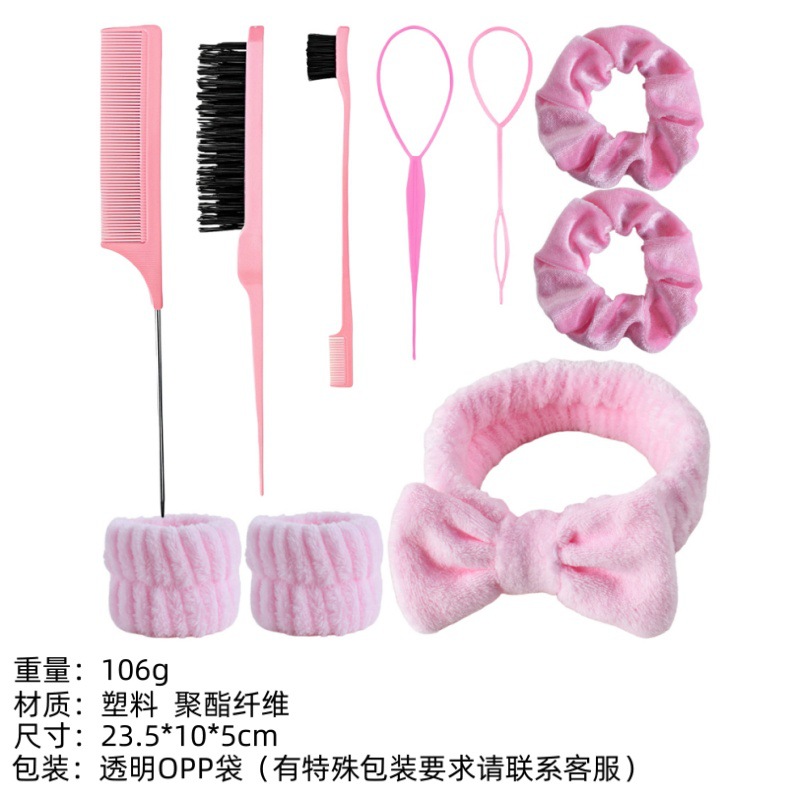 Juego de Peines para Peinado y Peluquería de Plástico image 13